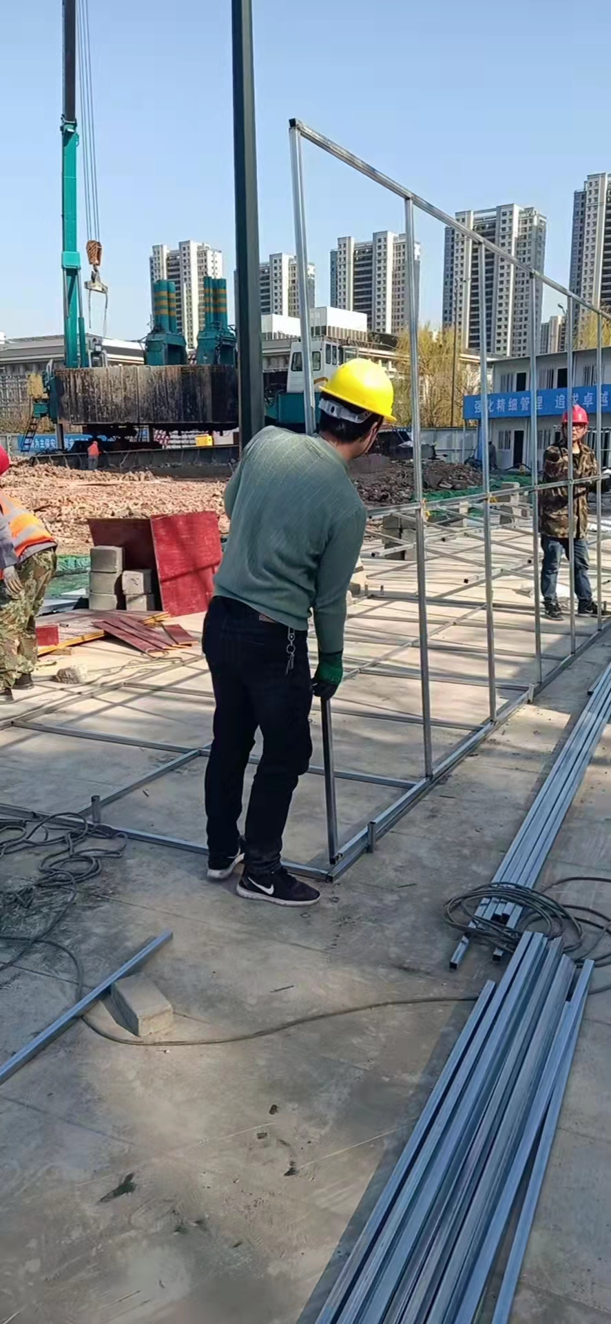 鹽城一院現(xiàn)場施工中！